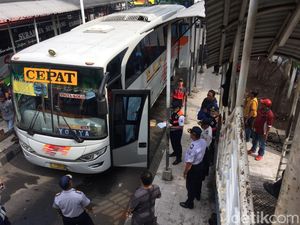 Jelang Nataru, 6 Bus Tak Layak Jalan Dikeluarkan dari Terminal Purabaya