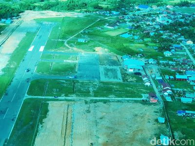 Begini Kondisi Bandara di Perbatasan RI-Malaysia