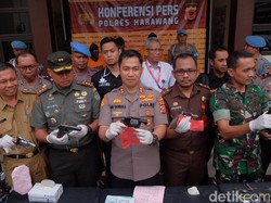 Pria Lulusan SMP di Karawang Rakit Senpi Beromzet Puluhan Juta