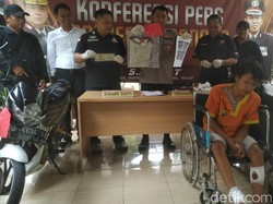 Maling Motor Spesialis Puskesmas Dibekuk Berkat CCTV