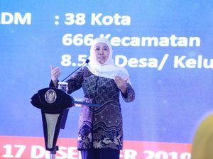 Khofifah Ajak Pengusaha Bersinergi untuk Bertahan di Era Disruptif Khofifah Ajak Pengusaha Bersinergi untuk Bertahan di Era Disruptif