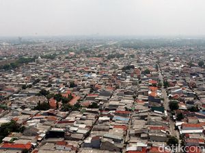 Potret Kepadatan Permukiman di Depok Potret Kepadatan Permukiman di Depok