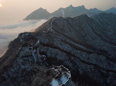 Terpesona Pemandangan Memukau Tembok Besar China dari Jiankou