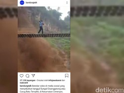 Viral Video Tanggul Sungai Cisanggarung Jebol, Ini Faktanya