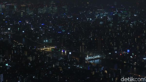 Potret Panorama Jelita Tokyo di Malam Hari