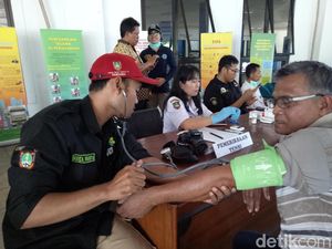 Hasil Cek Kesehatan Sopir Bus di Solo: Penyakit Gula dan Hipertensi