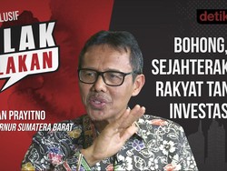 Blak-blakan Gubernur Sumbar: Bohong, Sejahterakan Rakyat Tanpa Investasi