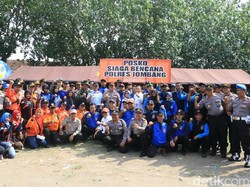 Anggota Polisi di Jombang Dituntut Terlatih Bantu Korban Bencana Alam
