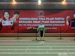 Konsolidasi Kader di Sukoharjo, Puan Disambut Gibran di Bandara Solo