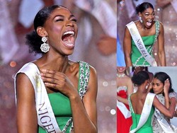 Viral, Ekspresi Emosional Miss Nigeria Saat Rivalnya Menang Miss World