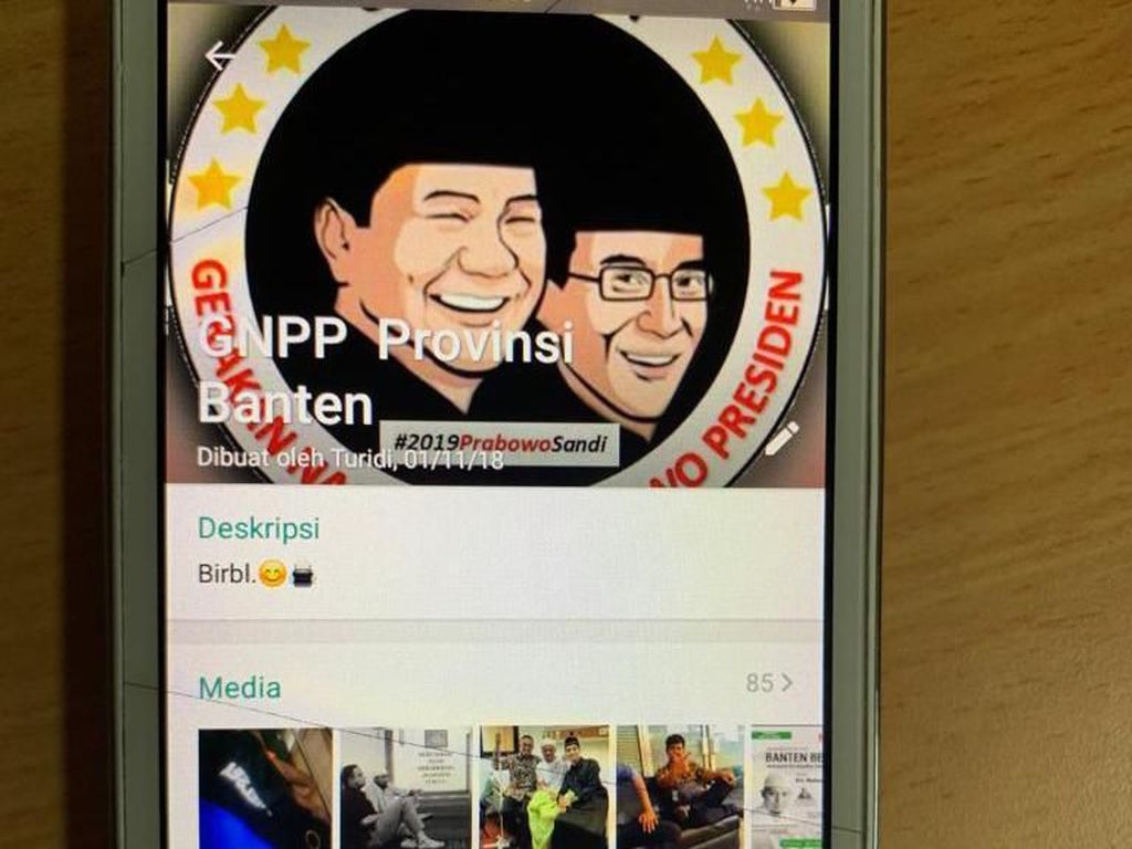 Sebar Hoax di Grup WA Gerakan Prabowo, Pensiunan TNI AD Dibui Sebar Hoax di Grup WA Gerakan Prabowo, Pensiunan TNI AD Dibui