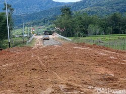 Senangnya Warga Nunukan, Perbatasan RI-Malaysia Dibangun Jalan