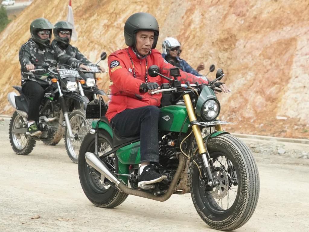 Hobi Motoran Jokowi Tersalurkan Lagi Hobi Motoran Jokowi Tersalurkan Lagi