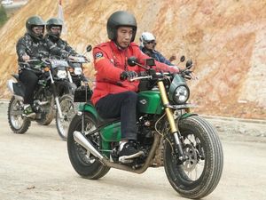Hobi Motoran Jokowi Tersalurkan Lagi Hobi Motoran Jokowi Tersalurkan Lagi