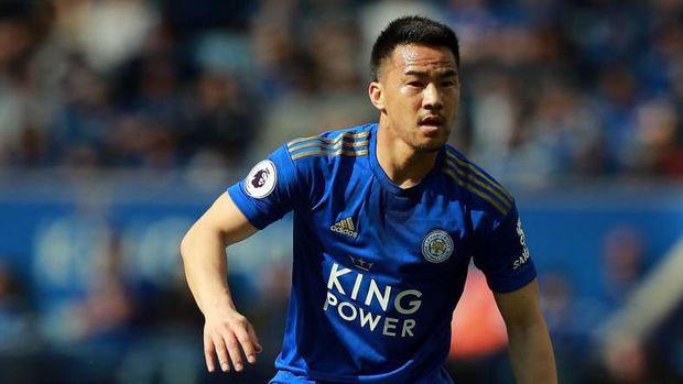 Okazaki meraih gelar Premier League di tahun 2016.