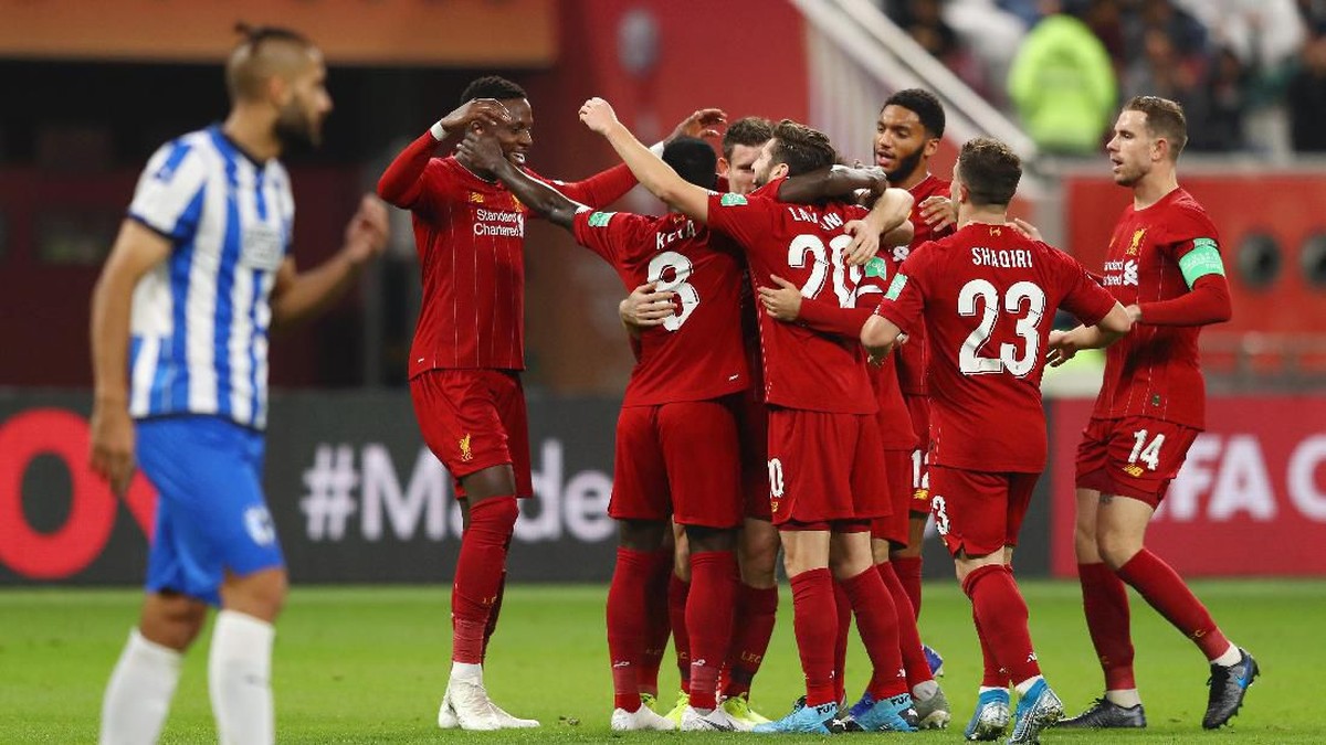 Liverpool mengalahkan Monterrey untuk lolos ke final Piala Dunia Antarklub 2019 (Foto: Francois Nel/Getty Images)