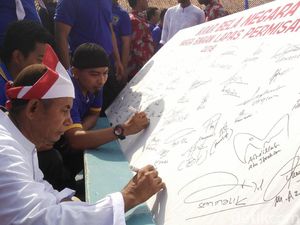 Hari Bela Negara, 38 Napi Teroris di Nusakambangan Ikrar Setia NKRI