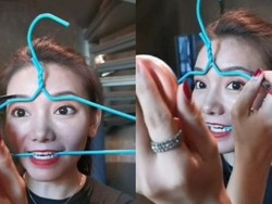 Viral, Tutorial Membuat Alis Pakai Gantungan Baju Ini Bikin Ngakak