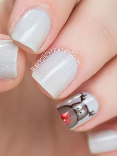 15 Inpirasi Nail Art Natal Paling Cantik dan Lucu