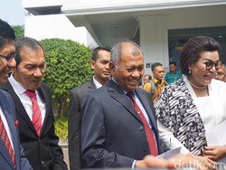 Tiba di Istana, Agus Rahardjo cs Dukung Pimpinan KPK Terpilih Firli dkk