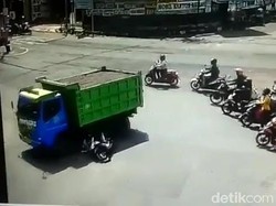 Polisi Tahan Sopir Truk yang Viral di Jember Lindas Biker hingga Tewas