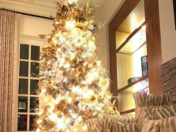 Potret 7 Pohon Natal Unik dan Cantik di Rumah Artis Hollywood