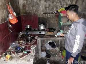 Begini Penampakan Rumah yang Tersambar Petir di Sleman