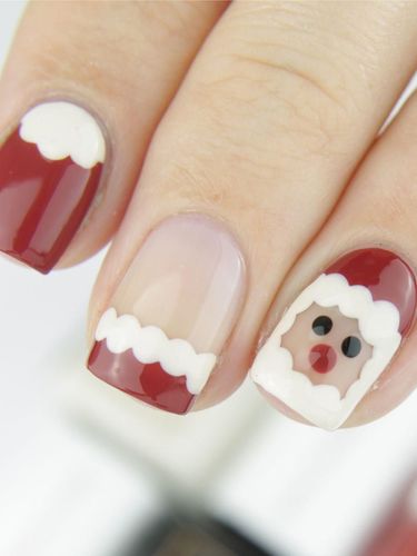 15 Inpirasi Nail Art Natal Paling Cantik dan Lucu