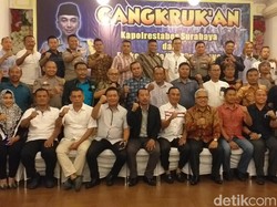 Jelang Kenaikan UMK 2020, Kapolrestabes Surabaya Cangkrukan dengan Buruh
