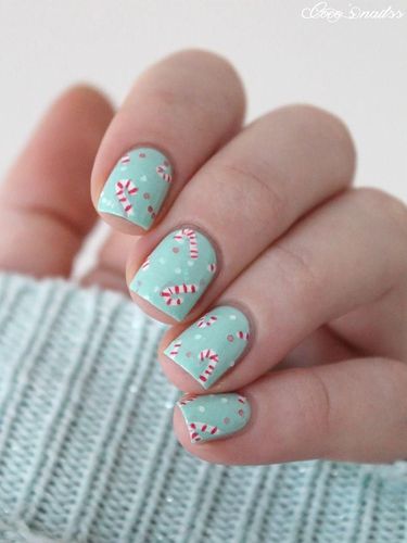 15 Inpirasi Nail Art Natal Paling Cantik dan Lucu