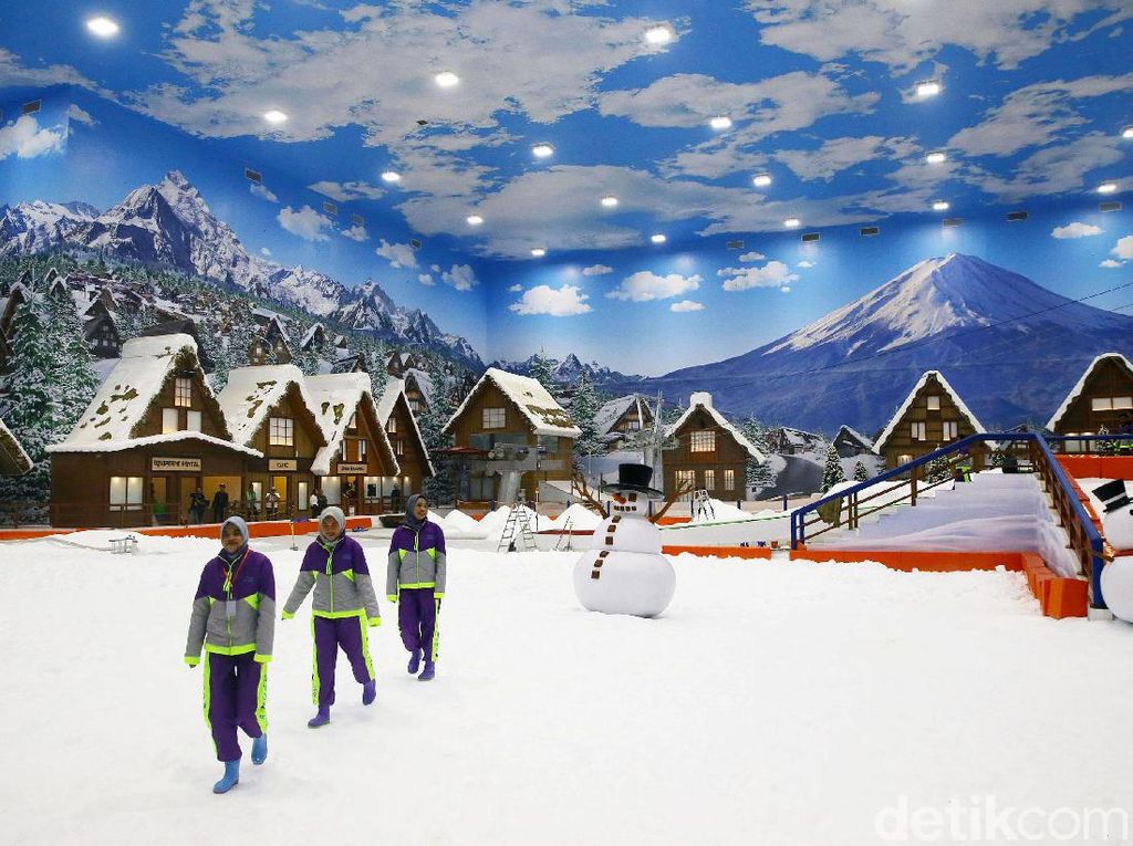Potret Wahana Main Salju Trans Snow World Bintaro Potret Wahana Main Salju Trans Snow World Bintaro