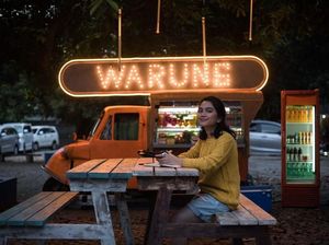 Main di NKCTHI, Begini Gaya Manis Rachel Amanda Saat Makan Bareng Teman-teman