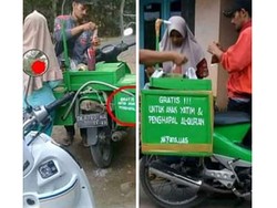 Salut! Penjual Otak-otak Gratiskan Dagangan untuk Anak Yatim dan Penghafal Al Quran