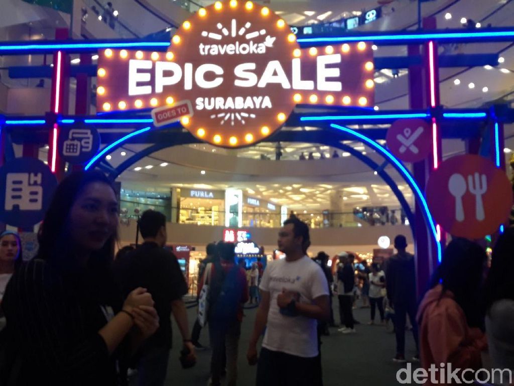 Traveloka Epic Sale di Surabaya Kasih Diskon Liburan hingga 80%