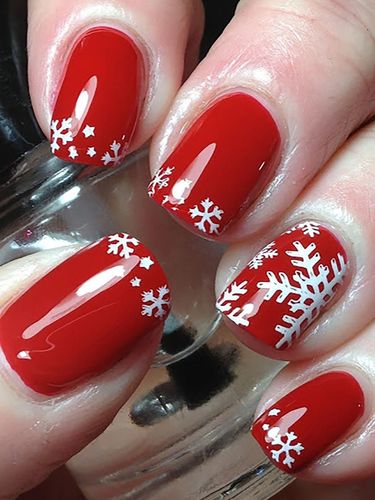 15 Inpirasi Nail Art Natal Paling Cantik dan Lucu