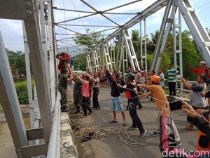Diputus Pacar, Pria Beristri Ini Hendak Bunuh Diri Lompat dari Jembatan
