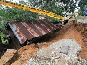Empat Rumah Amblas Imbas Tanah Bergerak di Limapuluhkota Sumbar
