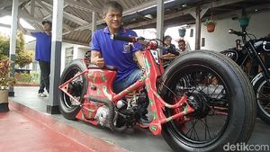 Motor Bebek Modifikasi Karya Napi Nusakambangan