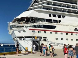 2 Kapal Pesiar Tabrakan di Pantai Meksiko, 6 Orang Luka