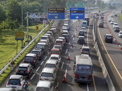 Potret Kemacetan di Jalur Puncak Bogor