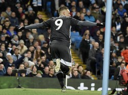 City sempat dikejutkan oleh gol Jamie Vardy di menit ke-22.