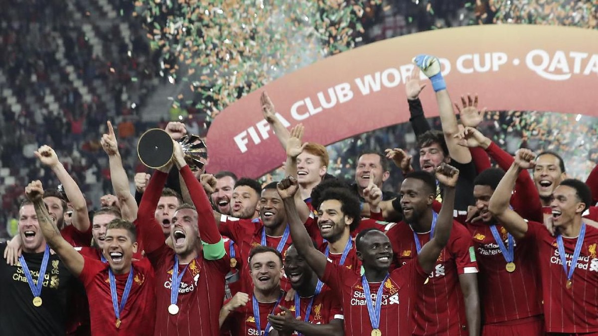 Liverpool diizinkan memakai emblem juara dunia di ajang Liga Inggris melawan Wolverhampton Wanderers (Foto: AP Photo)