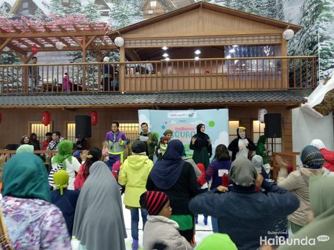 Berbagi Tips Kebersihan Anak di Trans Snow World Bintaro Bareng HaiBunda Squad