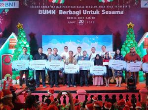 Jelang Natal, Pertamina & BNI Bagikan Sembako hingga Renovasi Rumah