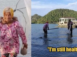 Wanita 104 Tahun Ini Masih Aktif Sebagai Nelayan Demi Keluarga