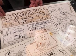 Halaman Langka Komik Strip Garfield Dilelang di AS