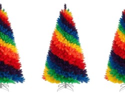 Pohon Natal Pelangi Jadi Tren di 2019