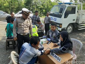 Razia Bus dan Truk di Probolinggo, Sejumlah Sopir Derita Hipertensi