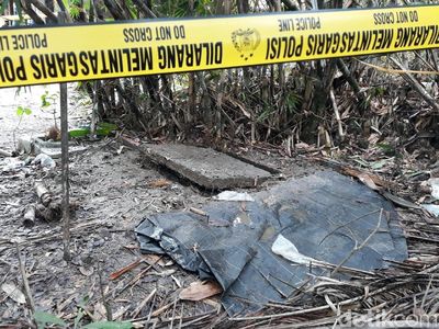 Penampakan Septic Tank Tempat Penemuan Kerangka di Bantul