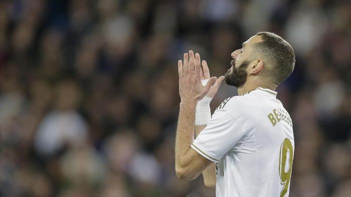 Real Madrid kini cuma mengandalkan Karim Benzema sebagai pencetak gol (Paul White/AP Photo)